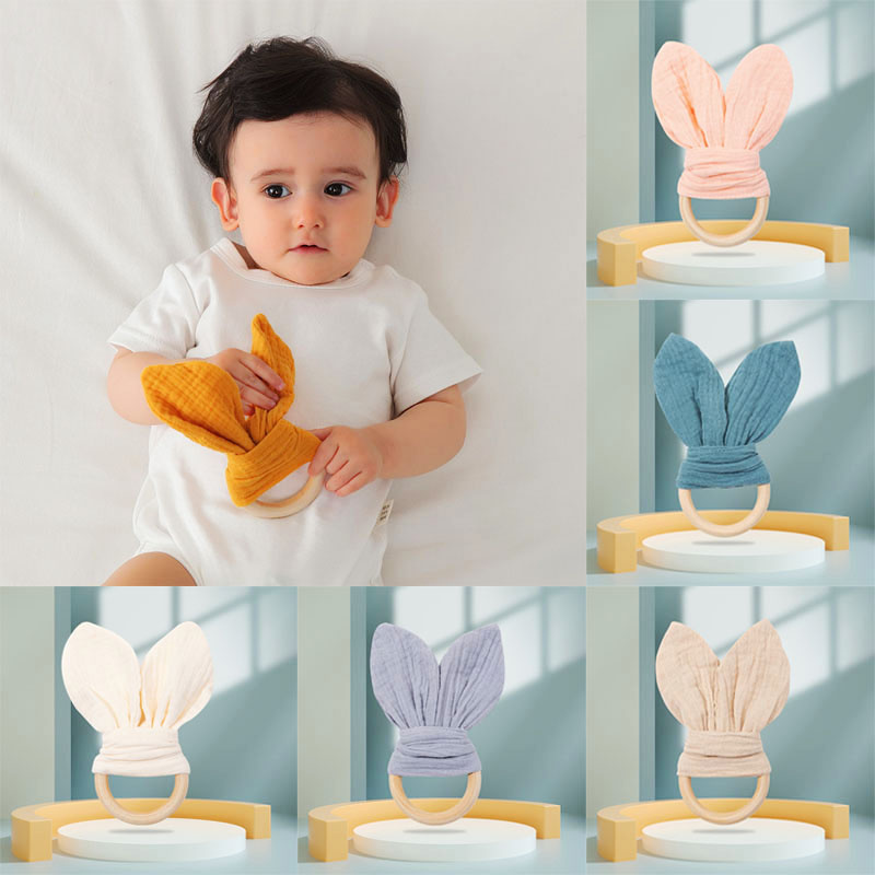 Baby Products Organic - 赤ちゃん用オーガニックコットンの授乳用よだれかけ,幼児用のげっぷ布,ウサギの人形の毛布,新生児用のなだめるようなタオル,男の子と女の子