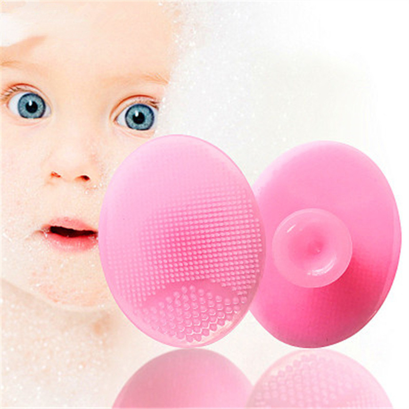 Baby Products Skin Care - 1PCシリコン洗顔ブラシ、低刺激性スキンスクラバー、ソフトシャワーブラシ、洗顔ツール、ベビーバスブラシ、スパスキンケアアクセサリー