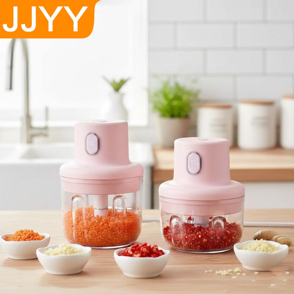 Baby Food Maker Blender - 電気ガーリックメーカー 100250ML ガーリックペーストブレンダー家庭用調理ツール肉挽き機ベビーフードマッシャーキッチンガジェット