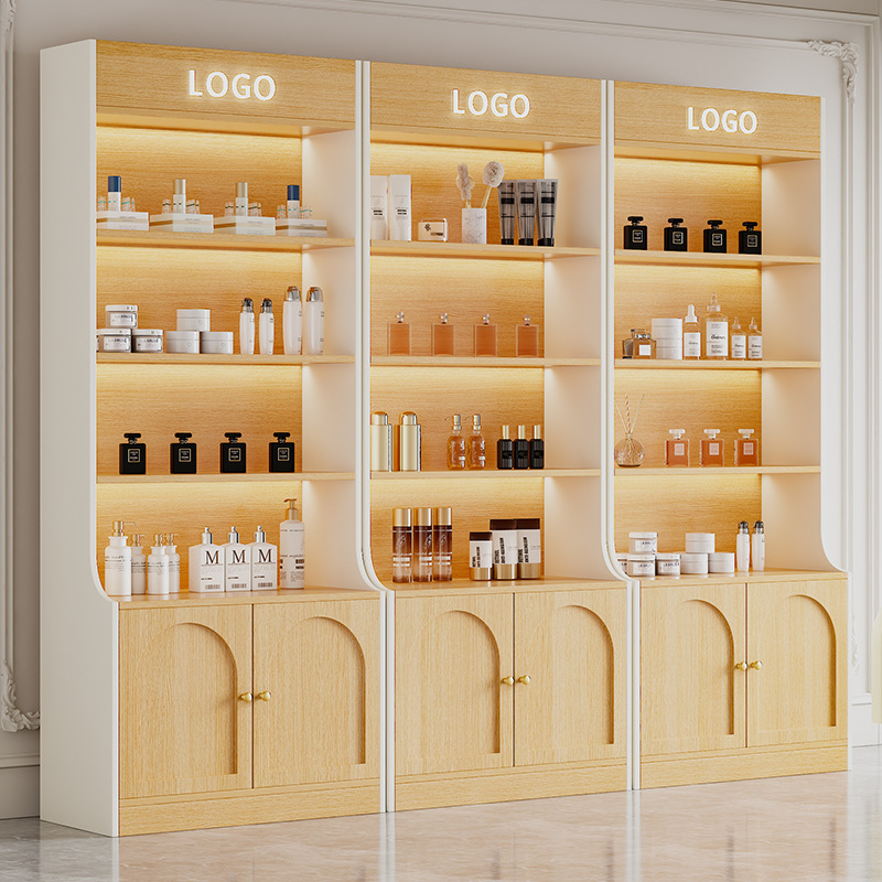Baby Products Skin Care - 化粧品陳列棚、美容室ネイル陳列棚、母子用品店スキンケア商品棚、多層式