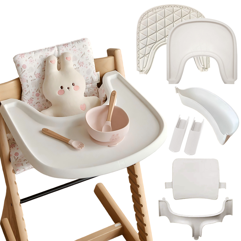 Baby High Chair Booster - ベビー成長椅子アクセサリー ABS ハイチェアトレイ フェンス収納ボックス クッション 子供用ダイニングチェア周辺用品