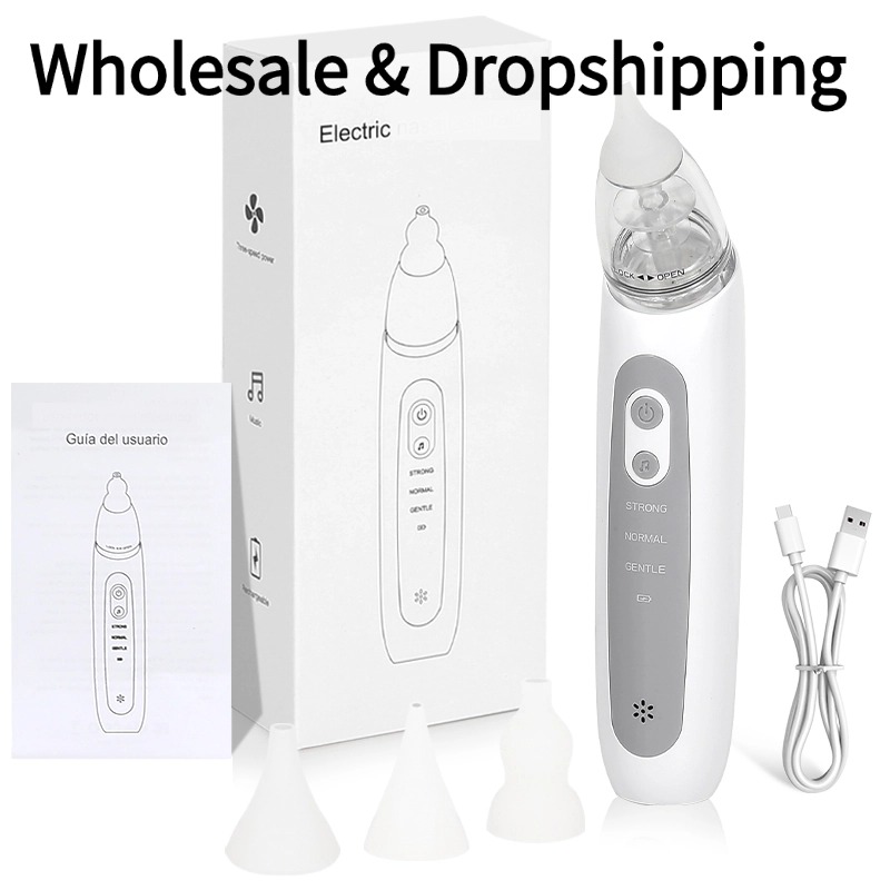 Baby Products Website - 卸売＆ドロップシッピング 新型ベビー電動鼻吸い器 充電式 鼻水吸引器 鼻詰まり防止