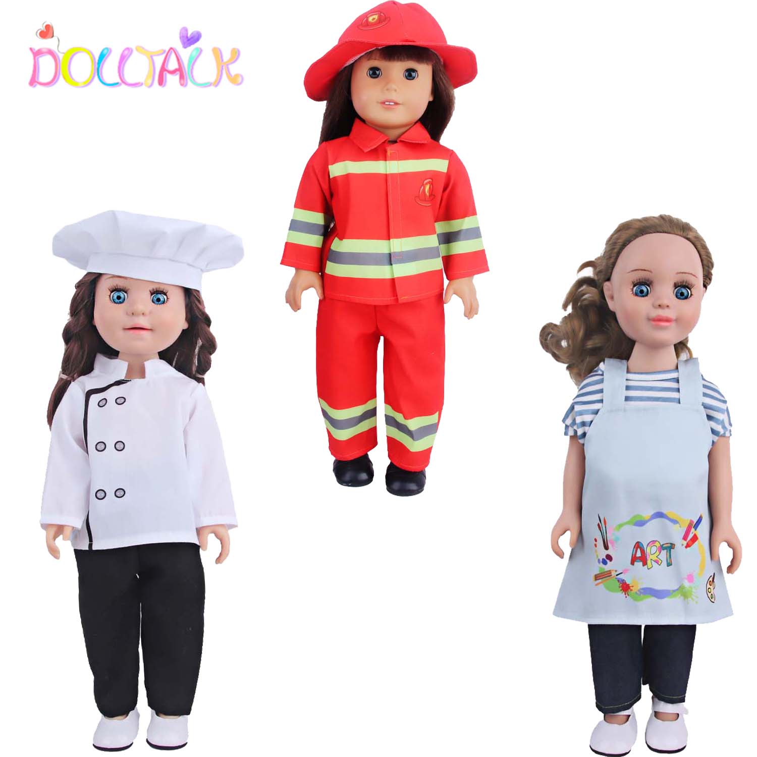 Baby Products Website - ロールプレイングアメリカン 18 インチ女の子人形服スーツ消防士シェフ、画家服衣装 43 センチメートル赤ちゃん新生児 &