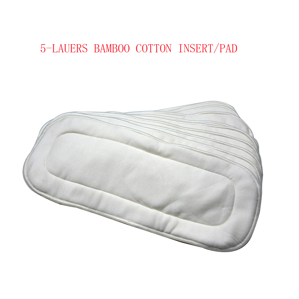 Baby Products Organic - (5 個ロット) 有機竹綿 5 層竹綿ライナー最高ポケット布おむつ