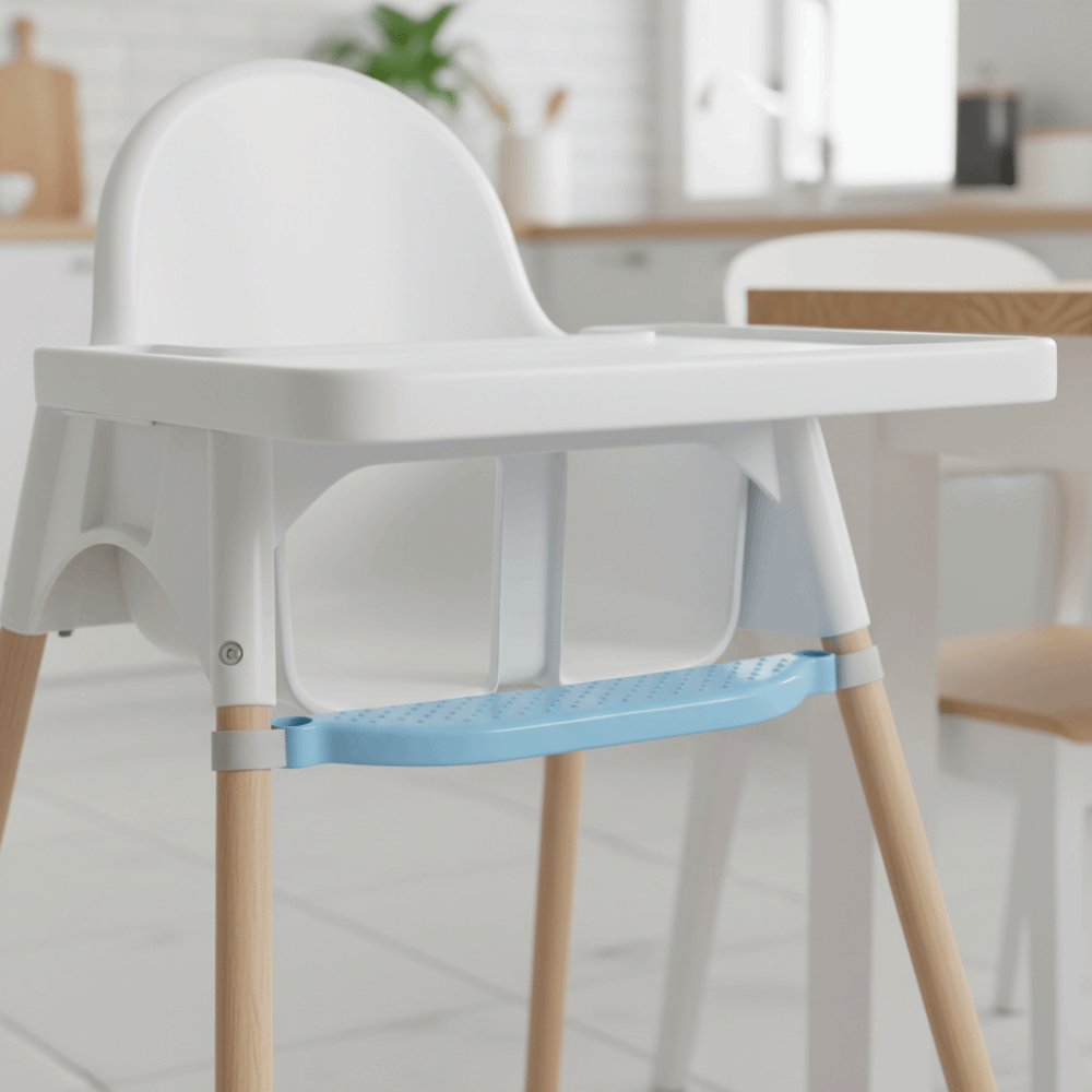 Baby High Chair Booster - 快適なハイチェアフットレスト調節可能なユニバーサルペダルフットレスト人間工学に基づいた滑り止め表面ベビーハイチェアアクセサリー
