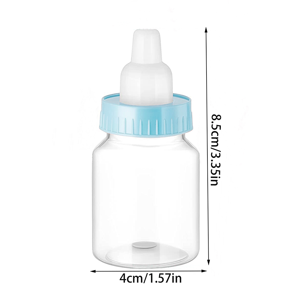 12 個哺乳瓶ベビーシャワーの好意プラスチックキャンディボト - Zwitsal Baby Products のレビューと価格