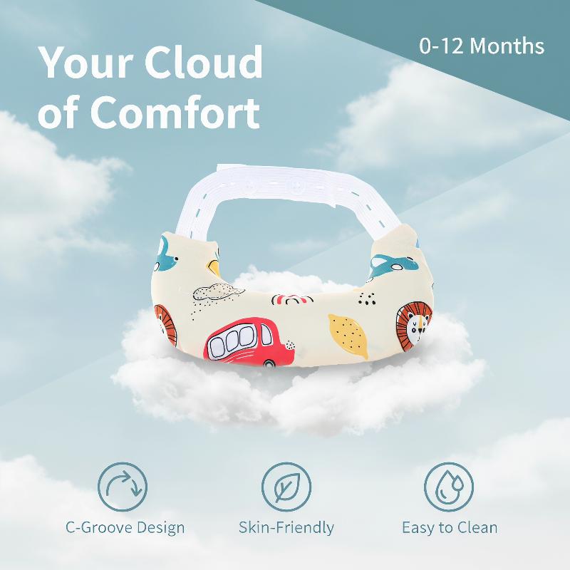 ベビーU字型ネックサポート枕 オーガニックコットン 通気性  - Baby Products Organic のレビューと価格