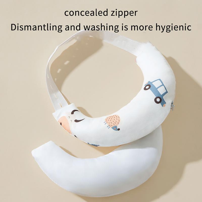 ベビーU字型ネックサポート枕 オーガニックコットン 通気性  - Baby Products Organic のレビューと価格