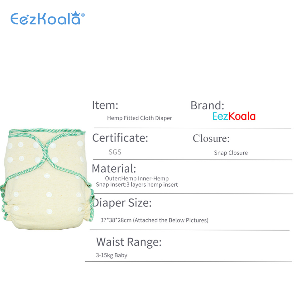 EezKoala 環境に優しい OS ハイブリッドフィット布 - Baby Products Organic のレビューと価格