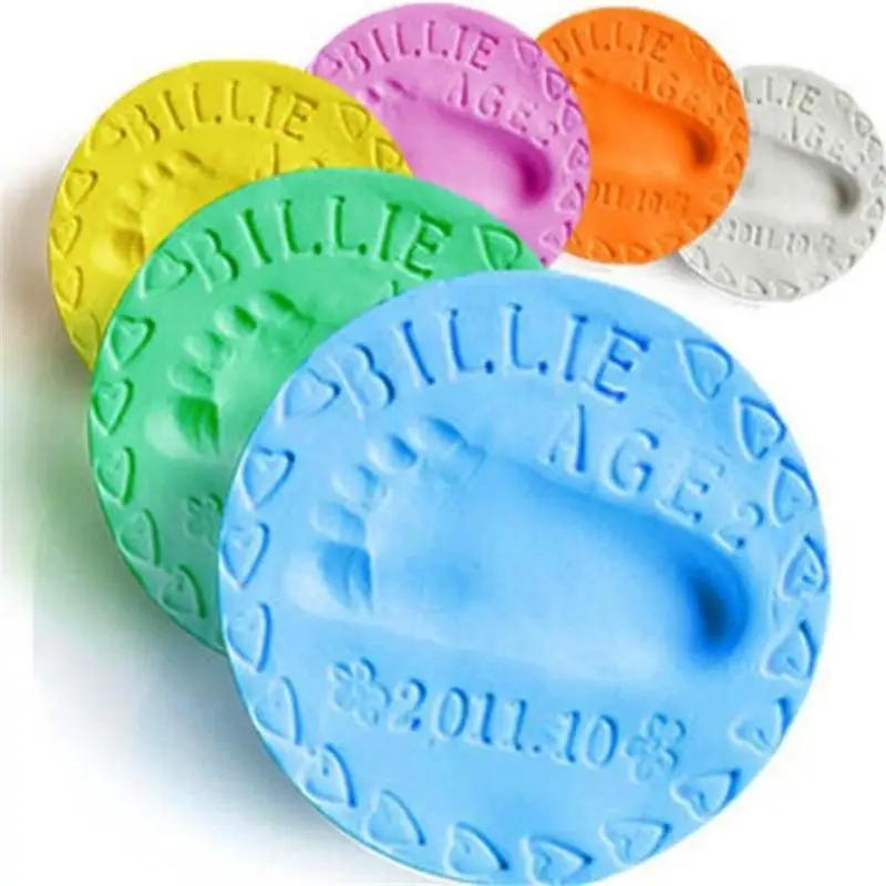 赤ちゃんの手の足跡メーカー手形指紋印肉鋳造 DIY 粘土おも - Baby Products Organic のレビューと価格