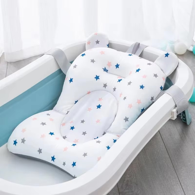 ベビーバスシートサポートマット幼児用滑り止めソフトコンフォー - Baby Bath Tub Foldable のレビューと価格