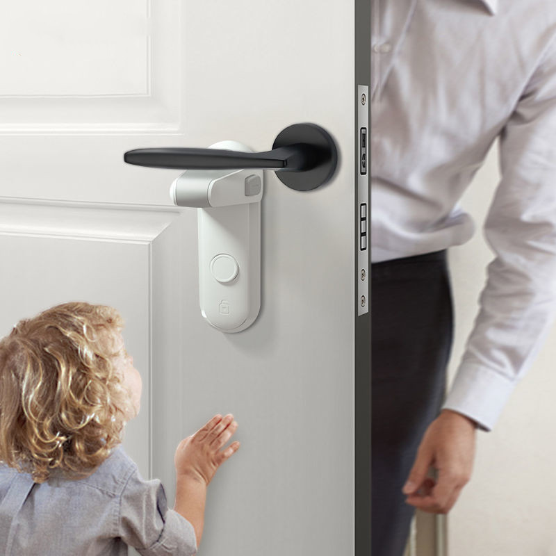 子供の安全ドアハンドルロック保護ベビードアハンドルロックペッ - Baby Gate Stairs のレビューと価格