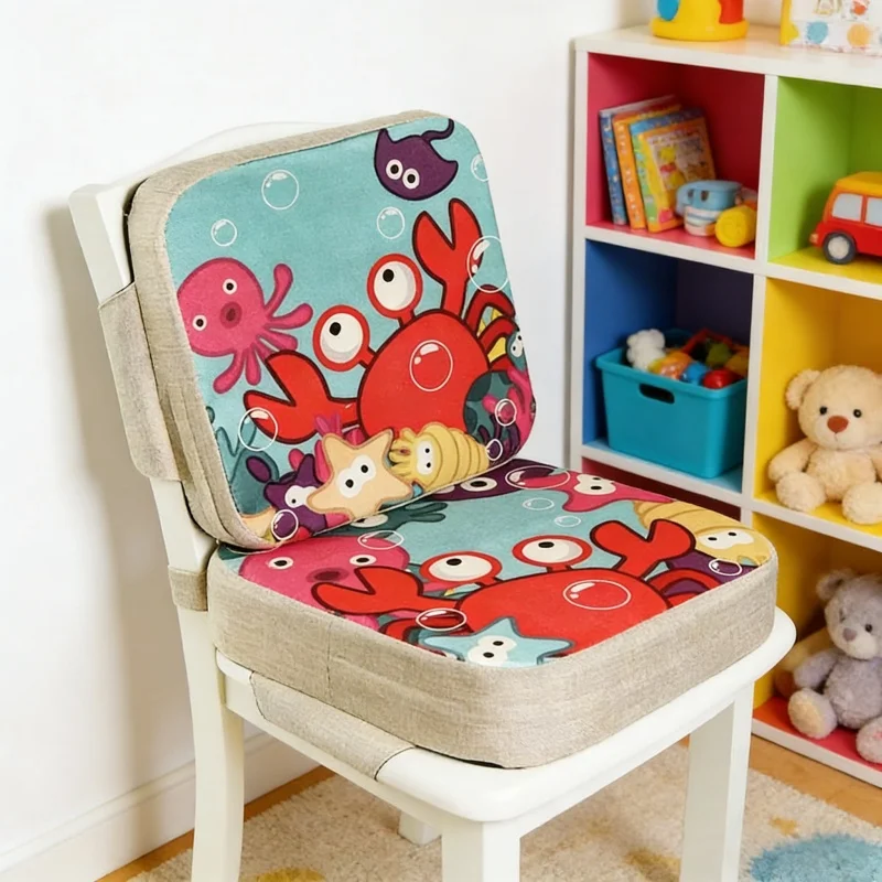 ベビーダイニングチェア増量クッションポータブル子供用ブースタ - Baby High Chair Booster のレビューと価格