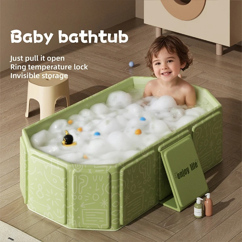 折りたたみ式ベビーバスタブポータブル厚型子供用浴槽折りたたみ - Baby Bath Tub Foldable のレビューと価格