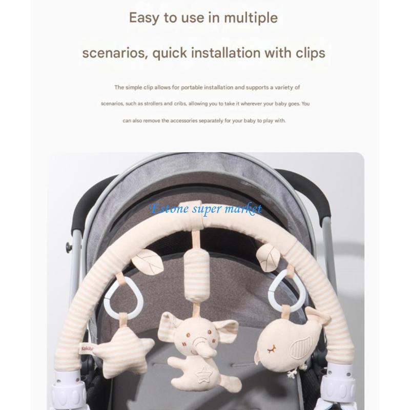 090B ポータブルベビーカークリップオンベルおもちゃカラー - Baby Products Organic のレビューと価格