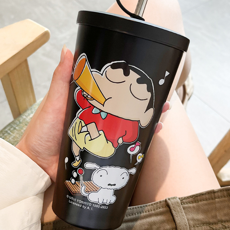 アニメクレヨンしんちゃんステンレス鋼断熱カップポータブル冷た - Portable Bottle Warmer のレビューと価格