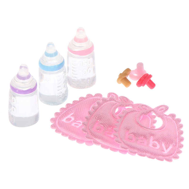 ミニチュア哺乳瓶とおしゃぶりよだれかけセット,ドールハウス, - Zwitsal Baby Products のレビューと価格