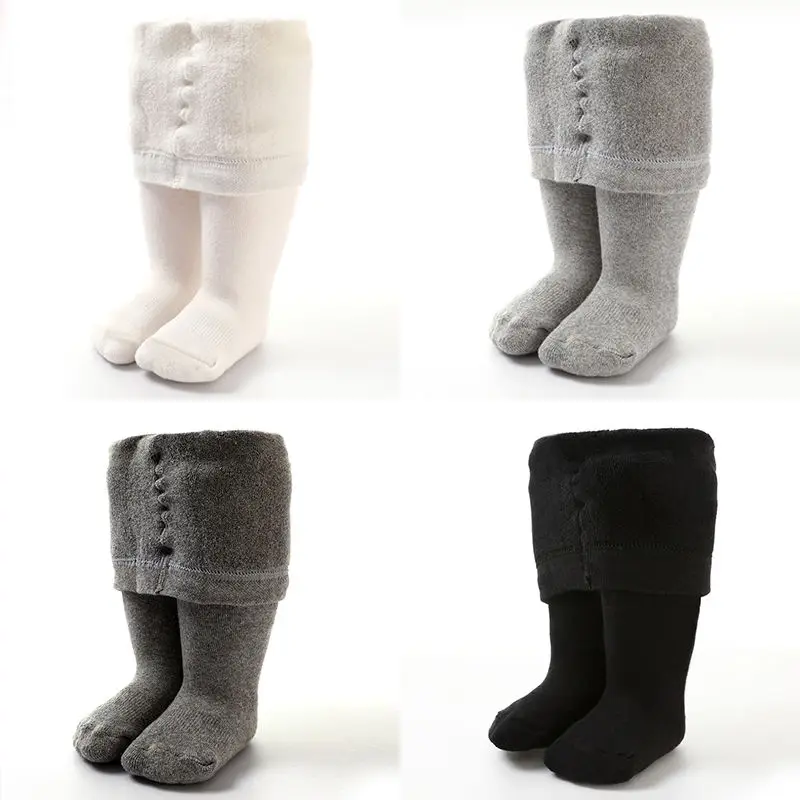 ベビータイツ冬秋無地ソフト綿厚く暖かい女の赤ちゃんタイツ新生 - Baby Products Website のレビューと価格