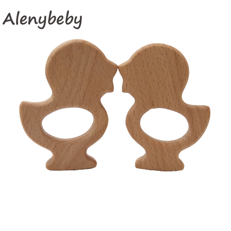 オーガニックベビーおしゃぶり製品ブナ木製アヒルおしゃぶり D - Baby Products Organic のレビューと価格
