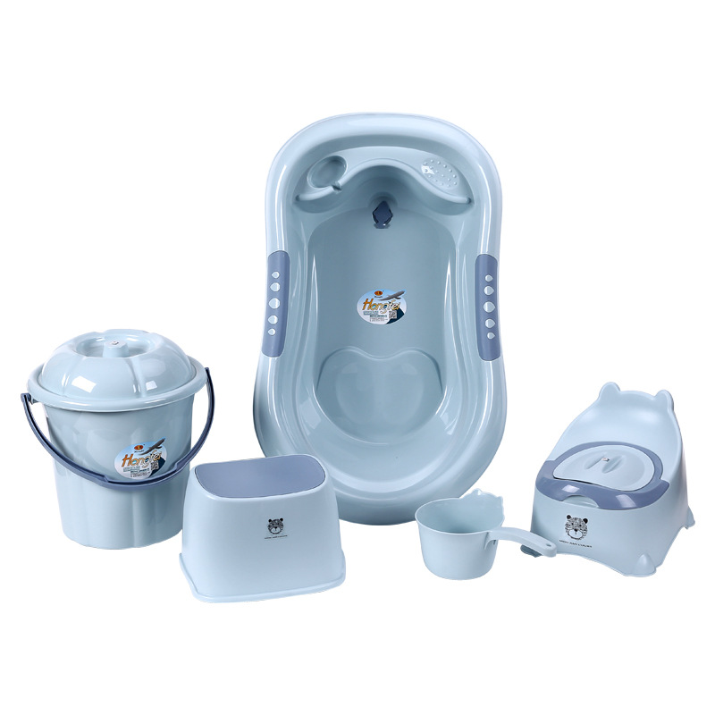 ベビーバス7点セット（スツール付き）、新生児用浴槽、滑り止め - Baby Bath Tub Foldable のレビューと価格
