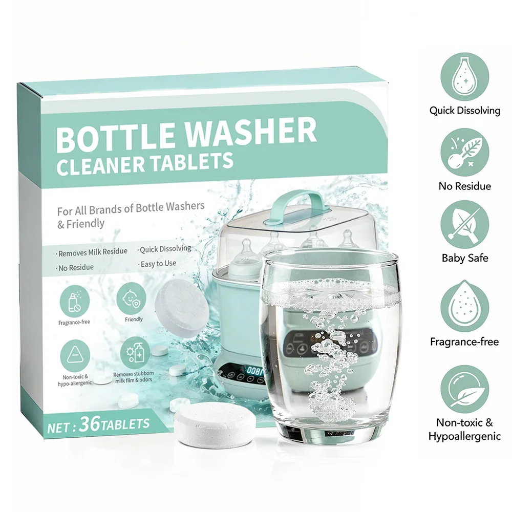 哺乳瓶の水垢除去タブレット、乳首、おしゃぶり、食器用の洗浄タ - Zwitsal Baby Products のレビューと価格