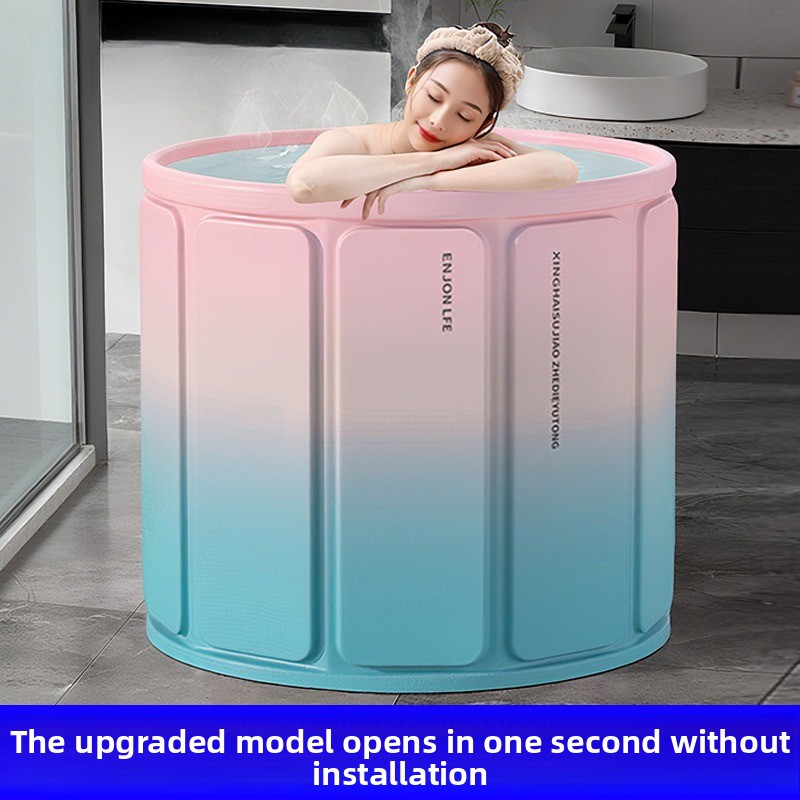 折りたたみ式断熱バブルバス浴槽 組み立て不要 大人用大型パッ - Baby Bath Tub Foldable のレビューと価格