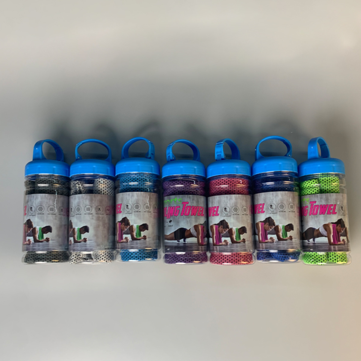 携帯用冷却スポーツタオルセット 速乾アイスタオル キャリーボ - Portable Bottle Warmer のレビューと価格