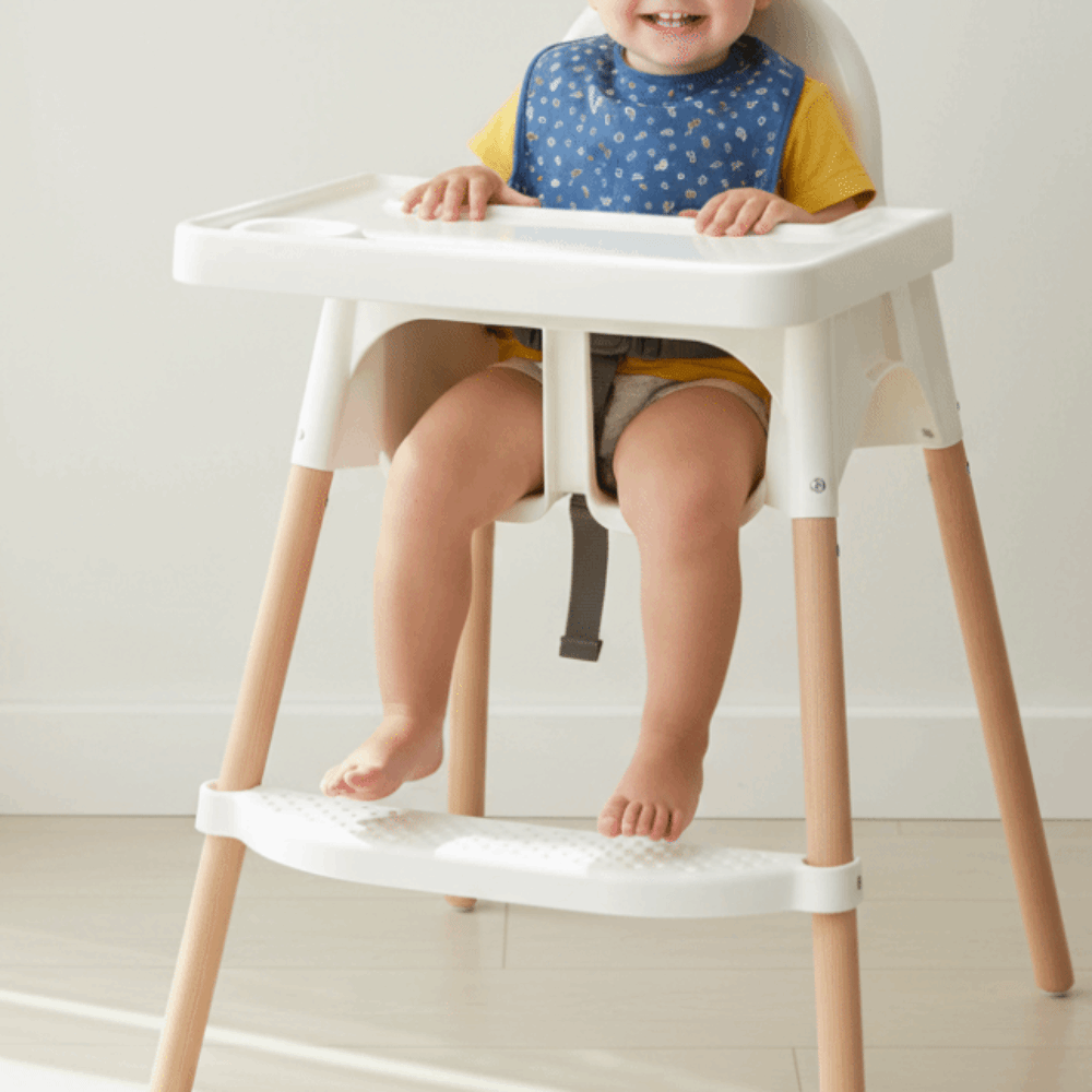 快適なハイチェアフットレスト調節可能なユニバーサルペダルフッ - Baby High Chair Booster のレビューと価格