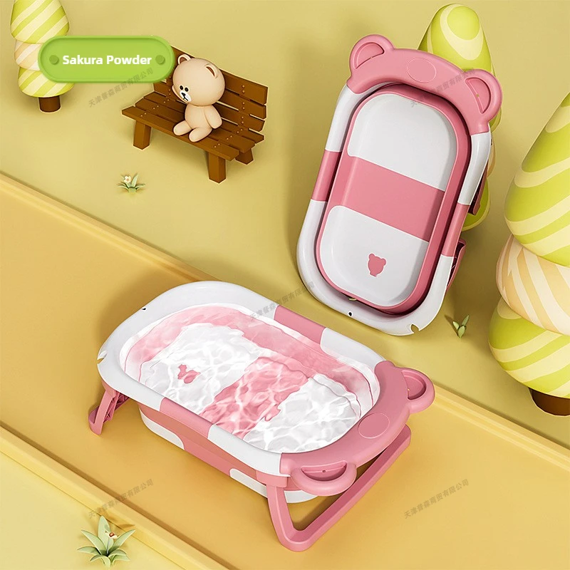 折りたたみ式ベビーバスインテリジェント温度表示新生児用浴槽ク - Baby Bath Tub Foldable のレビューと価格