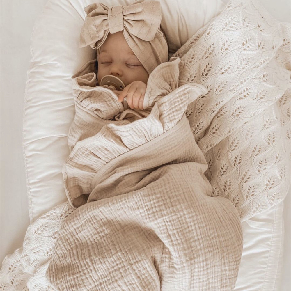 インフリルモスリンベビーおくるみブランケット新生児寝具オーガ - Baby Products Organic のレビューと価格