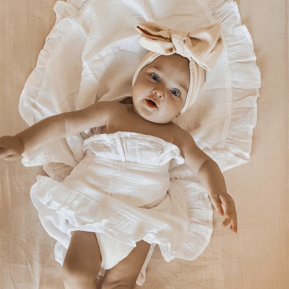 インフリルモスリンベビーおくるみブランケット新生児寝具オーガ - Baby Products Organic のレビューと価格